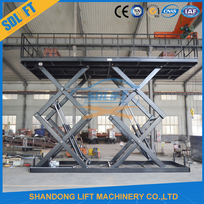 8000kgs Load Heavy Duty Custom Scissor Lift Table การอนุมัติ CE