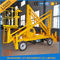 13m CE Crank Arm Trailer Mounted Boom Hire for Aerial Work Platform 200kg Loading Capacity