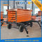 500kgs 10m mobile scissor lift 4 wheels mobile aerial work lift platform with CE
