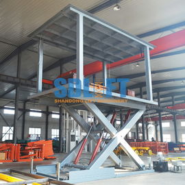 3Ton 3M Double Deck กรรไกรไฮดรอลิกยกรถโรงรถลิฟต์รถคู่สำหรับชั้นใต้ดิน