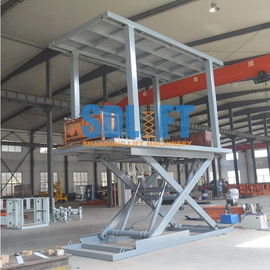 เครื่องยก Scissor Double Plarform 5T สำหรับที่จอดรถ 2 ช่องสำหรับจอดรถแบบ Double Deck