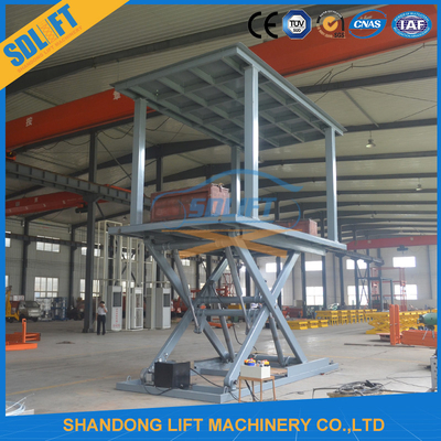 3ton 3m Double Deck รถยกขากรรไกรไฮดรอลิคแบบพกพาสำหรับโรงรถที่บ้าน