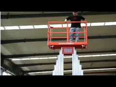 12m ไฮดรอลิก 2 โพส อลูมิเนียมสกัดเหล็ก ผู้ชายลิฟต์ ให้เช่าสําหรับพื้นที่ Wok Aerial